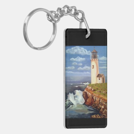 Leuchtturm Schlüsselanhänger (Vorderseite links)