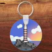 Leuchtturm Schlüsselanhänger (Vorderseite)