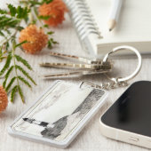 Leuchtturm-Schnitzerei-Schlüsselanhänger Schlüsselanhänger (Vorderseite rechts)