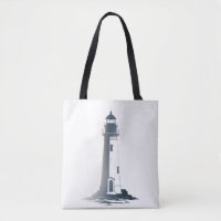 Leuchtturm Sea Illustration Silhouette Style