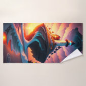 Leuchtturm Seascape 2 Badehandtuch (Badehandtuch)