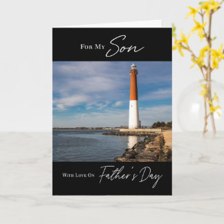 Leuchtturm Seascape Vatertag für den Sohn Karte