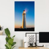 Leuchtturm Seaside Foto Wall Poster (Heimbüro)