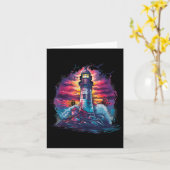 Leuchtturm Seaside House Sailing Sea Boating Light Karte (Gelbe Blume)