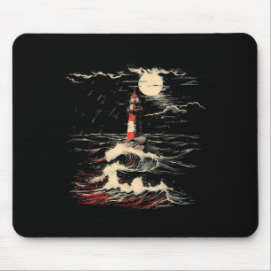 Leuchtturm Segeln Strand Bootfahren Strandhaus Mousepad