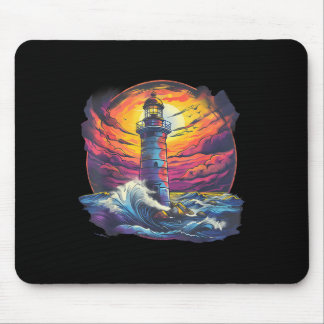 Leuchtturm Segeln Strand Meer Bootfahren Haus am M Mousepad
