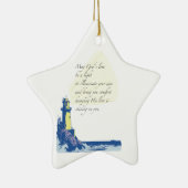 Leuchtturm Segen Gebet Keramikornament (Rechts)