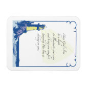 Leuchtturm Segen Gebet Magnet (Horizontal)