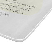 Leuchtturm Segen Gebet Schneidebrett (Ecke)