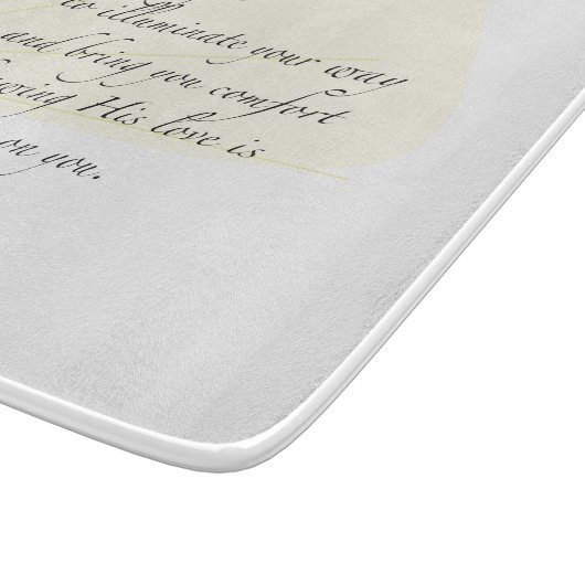 Leuchtturm Segen Gebet Schneidebrett (Ecke)