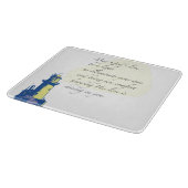 Leuchtturm Segen Gebet Schneidebrett (Ecke)