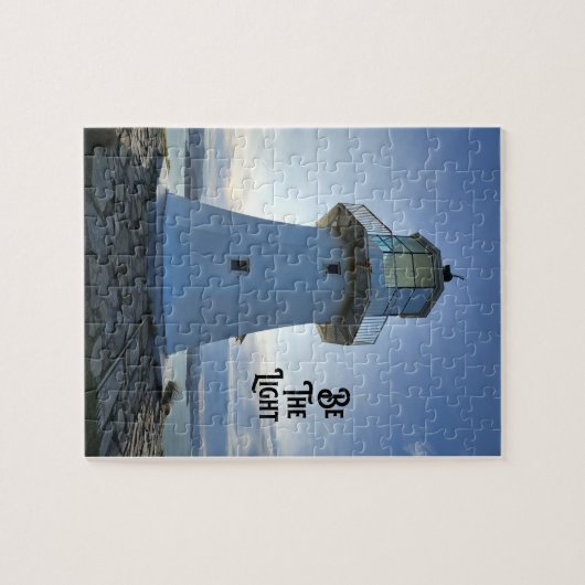 Leuchtturm - Sei das leichte Jigsaw-Puzzle Puzzle (Horizontal)