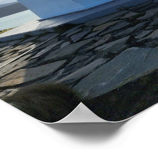 Leuchtturm - Sei das Lichtplakat Poster (Ecke)