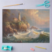 Leuchtturm Seidenpapier (Basteln)