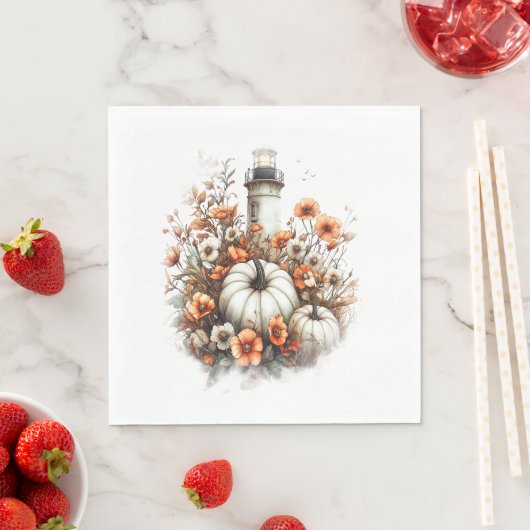 Leuchtturm Shirt Country Pumpkin Serviette (Beispiel)