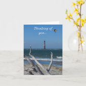 Leuchtturm Sightseeing Sie denken Karte (Gelbe Blume)