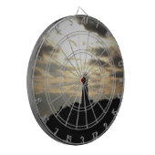 Leuchtturm-Silhouette Dartscheibe (Vorderseite Links)