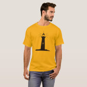 Leuchtturm-Silhouette T-Shirt (Vorne ganz)
