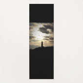 Leuchtturm-Silhouette Yogamatte (Vorderseite)