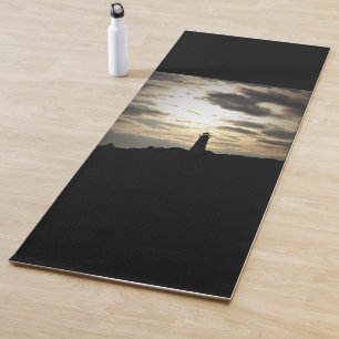 Leuchtturm-Silhouette Yogamatte
