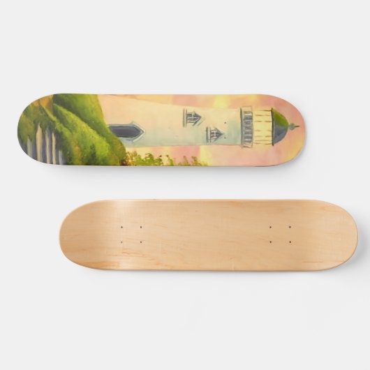 Leuchtturm Skateboard (Horizontal)