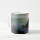 Leuchtturm-Skyline Kaffeetasse (Vorderseite Links)