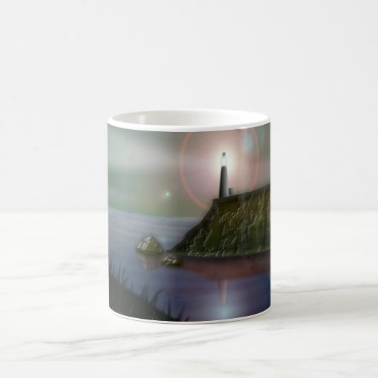 Leuchtturm-Skyline Kaffeetasse (Mittel)