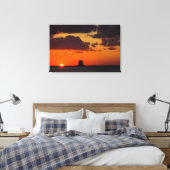 Leuchtturm Sommer Sunset Leinwanddruck (Insitu (Schlafzimmer))