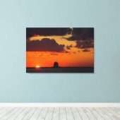 Leuchtturm Sommer Sunset Leinwanddruck (Insitu (Holzboden))