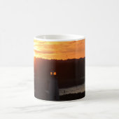 Leuchtturm, Sonnenaufgang, Hafen von Halifax, Foto Kaffeetasse (Mittel)