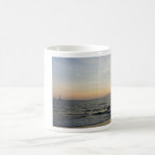 Leuchtturm-Sonnenaufgang Kaffeetasse (Mittel)