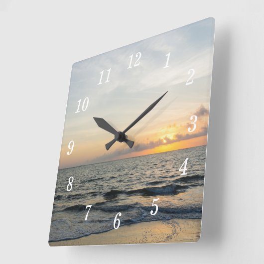 Leuchtturm Sonnenaufgang Wand Uhr (Winkel)