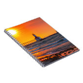 Leuchtturm-Sonnenuntergang Notizblock (Rechte Seite)