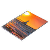 Leuchtturm-Sonnenuntergang Notizblock (Linke Seite)