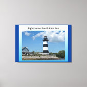 Leuchtturm/South Carolina Leinwanddruck (Vorderseite)