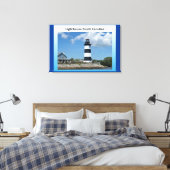Leuchtturm/South Carolina Leinwanddruck (Insitu (Schlafzimmer))