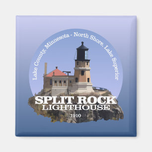 Leuchtturm Split Rock Magnet