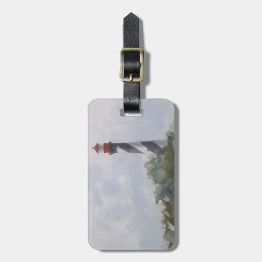 Leuchtturm St. Augustine Gepäckanhänger (Vorderseite vertikal)