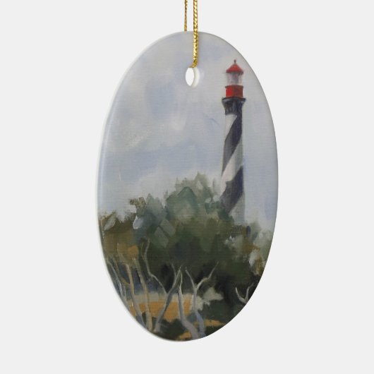 Leuchtturm St. Augustine Keramikornament (Rechts)