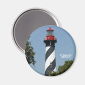 Leuchtturm St. Augustine Magnet (Vorderseite/Rückseite)
