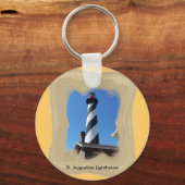 Leuchtturm St. Augustine Schlüsselanhänger (Vorderseite)