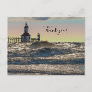 Leuchtturm St. Joseph - Dankeschön-Postkarte im ma Postkarte
