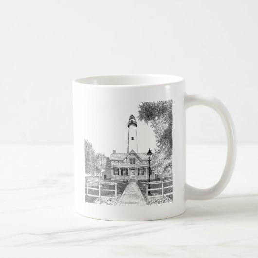 Leuchtturm St. Simons Kaffeetasse (Rechts)