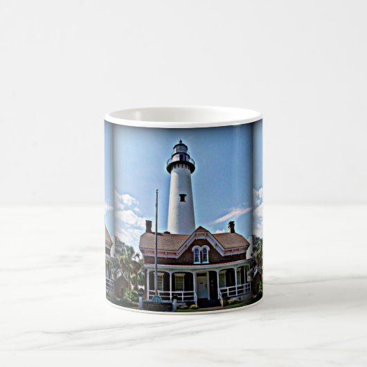 Leuchtturm St. Simons Kaffeetasse (Mittel)