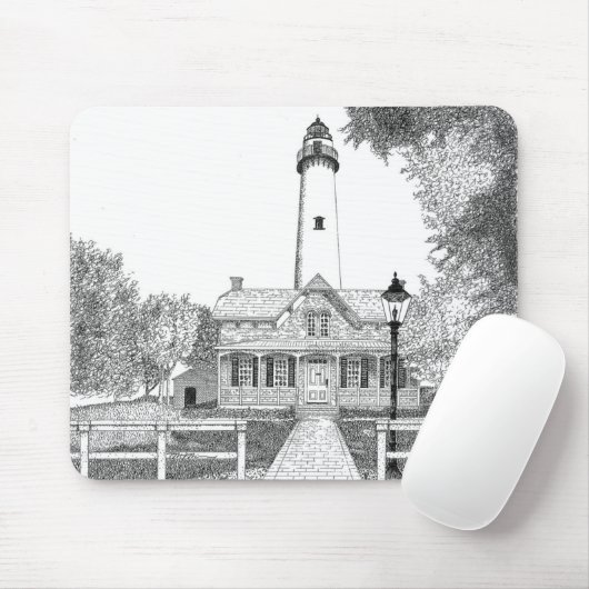 Leuchtturm St. Simons Mousepad (Mit Mouse)