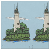 Leuchtturm Stoff (Nahaufnahme)
