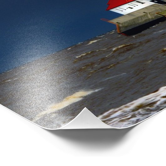 Leuchtturm Storm Fotodruck (Ecke)