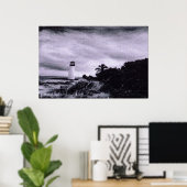 Leuchtturm Storm Poster (Heimbüro)