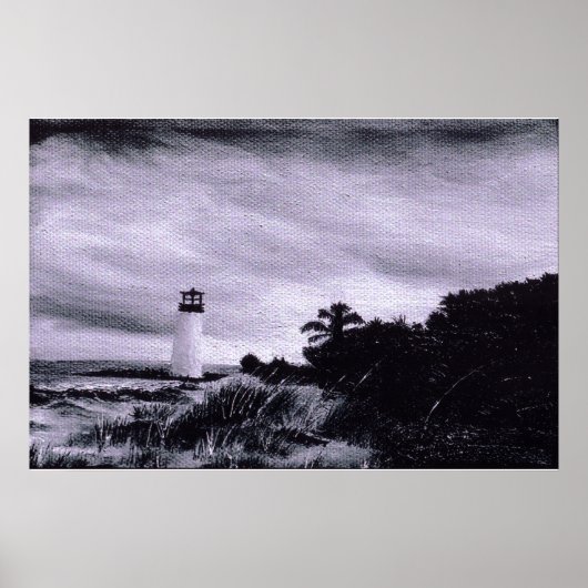 Leuchtturm Storm Poster (Vorne)