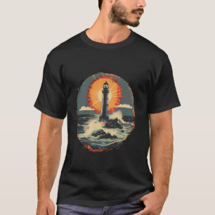 Leuchtturm Strand Haus Segeln Strand Leuchtturm T-Shirt